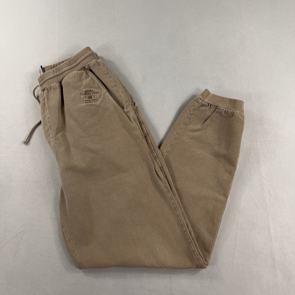 Crazy Shirts Sweatpants Kona Coffee Dyed Hawaii Men Relaxed Fit Brown Large